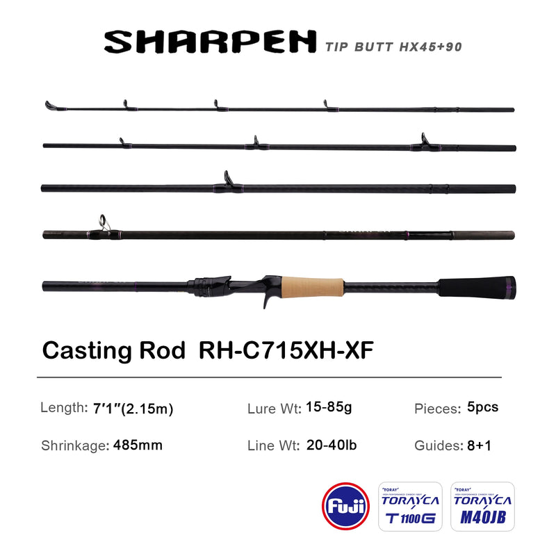 PURELURE SHARPEN Travel Soft Lure Long Spinning | SAMAG
