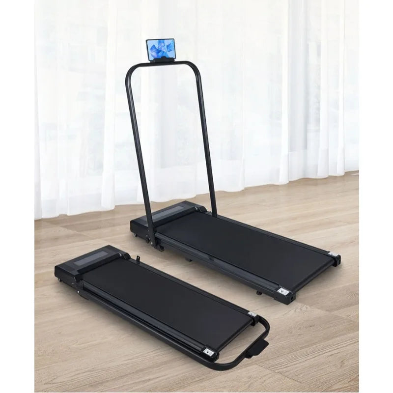 Foldable Handrail Treadmill Home Gym Smart Folds Away | SAMAG