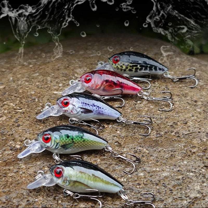Lifelike Mini Fishing Lures Set Assorted Bionic Minnow | SAMAG