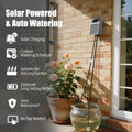 Upgraded Solar Drip Irrigation System Automatic Watering Plants Supplies for Home and Garden Balcony Greenhouse Hanging Plants