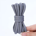 1 Pair Round Shoelaces Fof Basketball Sneakers Shoe Laces Black White Shoelace Universal for Children and Adults 100CM