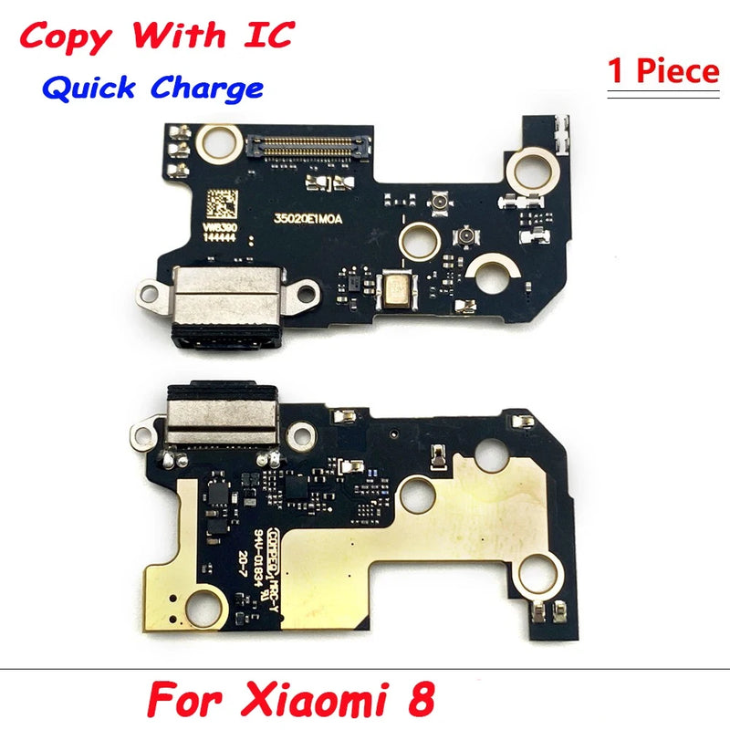 New For Xiaomi 10T 9T 10 11T Pro 12T 10 Lite USB With Micro Charging Port Charger Dock Flex Cable With IC Microphone Board