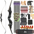 Lbs Archery Recurve Bow 60 Inch Black Hunting 15" | SAMAG