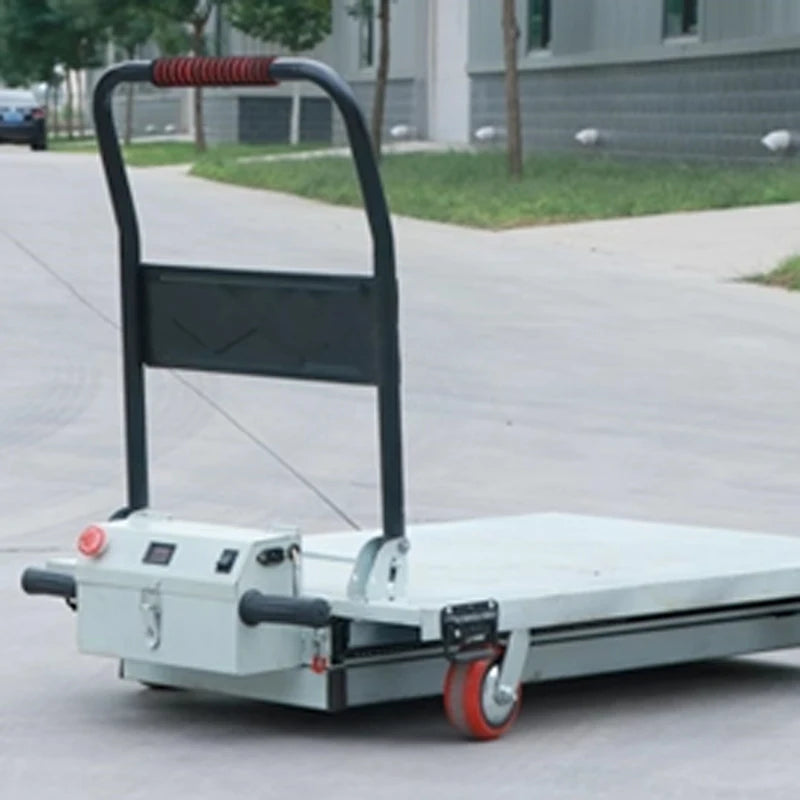Electric Lift Truck Electric Hydraulic Lift Portable Vehicle-Mounted Scissor Lift Flatbed Truck Electric Hand Truck(Customized)