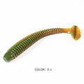 2023 Supercontinent Impact Ring Shad Fishing Lure Soft 20pcs 10pcs 6pcs Plastics Baits Swimbait Jigging Lure Artificial Baits