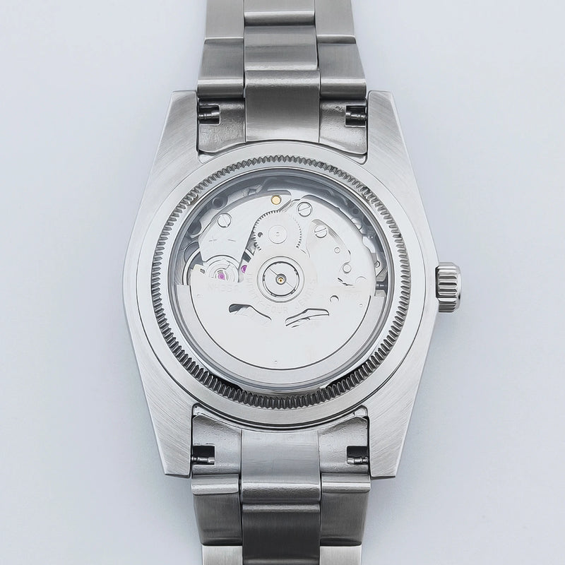 36mm/39mm Corgeut Luxury White Black Automatic Mechanical Wristwatches Numbers Men Watch Sapphire Crystal - Visuel 5 | SAMAG
