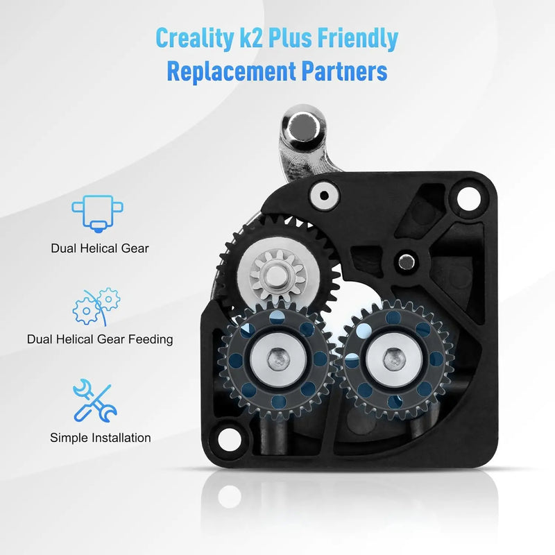 For Creality K2 Plus Extruder Upgrades Gear Kit All Metal Filament Drive Extruder Gear for K2 Plus 3D Printer Accessory