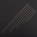 30pcs Metal Beading Needles For Beads Necklace Bracelet Tools Stainless Steel Self Threading Needle Pins For Jewelry Supplies