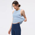 Cover Up Shirt for Women, Quick Drying, Summer Thin Pleated and Wrinkled Fitness Suit, Top Worn with Sleeveless Sports Vest