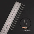 30pcs Metal Beading Needles For Beads Necklace Bracelet Tools Stainless Steel Self Threading Needle Pins For Jewelry Supplies