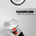 Mini Telescopic Zoom Flashlight 3 Light Mode Torch USB Rechargable Waterproof Powerful Flashlights Outdoor Portable Torch Lamp