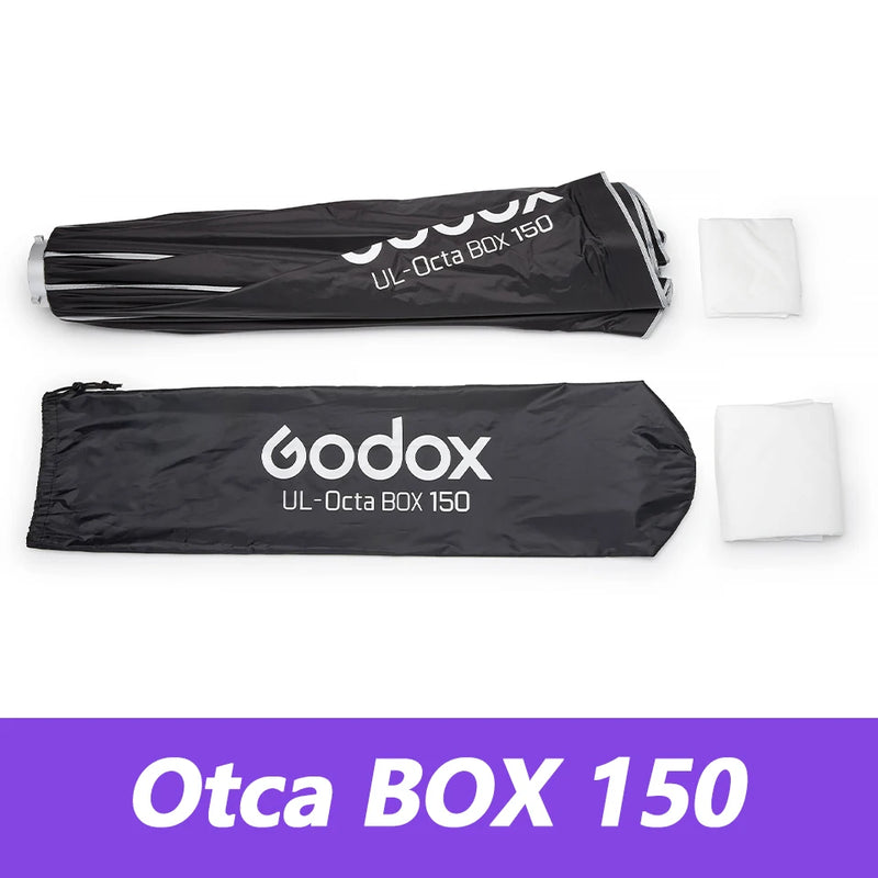 Godox UL-Octa BOX 60cm 90cm 120cm 150cm Octagonal Softbox Bowens Mount Quick Release Foldable with Diffuser Grid