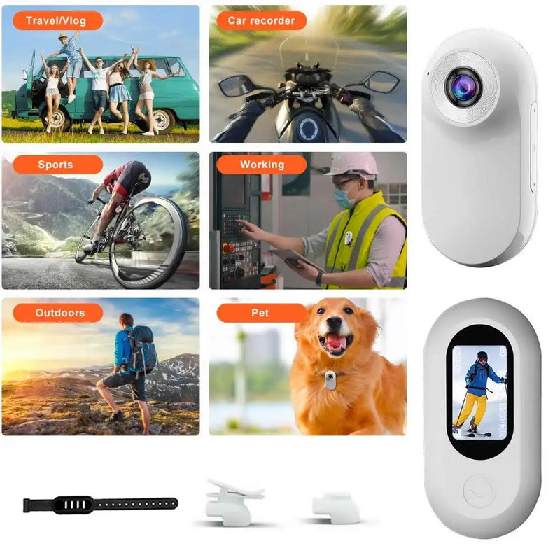 Sports Camera 1080P In Helmet Motorcycle Bike Filming Waterproof Mini Camera Bicycle Action Video Recording Battery Digital Cam