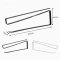 Space Saving Under Cabinet Paper Towel Holder No Drill Adjustable Mount Kitchen Organizer Rack Plastic Wrap - View 6 | SAMAG