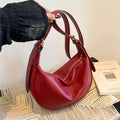 Korean Fashion Large Capacity PU Leather Tote Shoulder Bag Simple Casual Style 2026 New Hobos Bag for Women