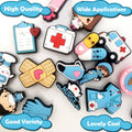 Random 10-50Pcs Doctor Series Shoe Charms For Shoe Key Chain Sandals Beach Bags, DIY Shoe Decorations Accessories Shoes Pins