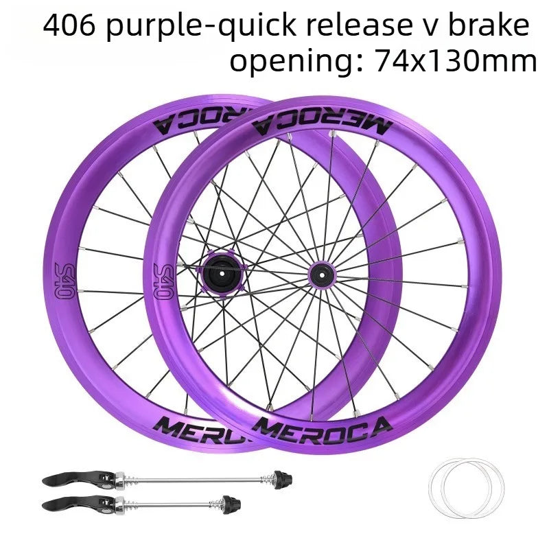Foldable Bicycle Wheel 20 Inch 406 451 349 Small Deep Rim - View 14 | SAMAG