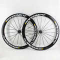 New White Black Gray 700C 50mm Road bike alloy bicycle wheelset clincher rims V Disc brake Thru Axle center lock hubs wheels