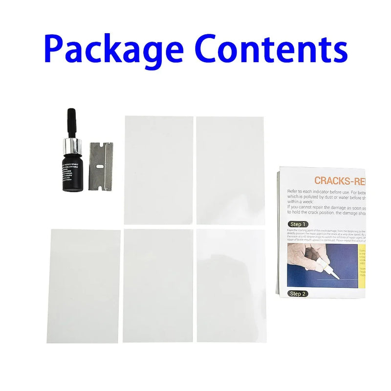 3ml Auto Vehicle Casement Fix Tool 1set Car Windshield Windscreen Glass Repair Resin Kit Repair Window Cracks Maintenance Tools