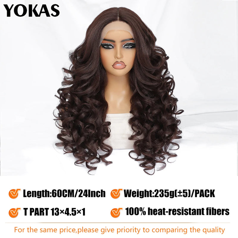 Lace Front Wigs Curly Latisha Synthetic High Quality Blonde Pink Blue Black White Red Brown Wig With Baby Hair For African Women