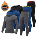 2 Pieces Of Spring New Men's Solid Color Base Suit Comfortable Round Neck Long Sleeved Top T-shirt Color Elastic Waist Pants
