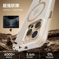 Luxury Magnetic Transparent Phone Case for iPhone 16 12 13 14 15 Pro Max for Magsafe Wireless Charge Shockproof Clear Cover
