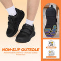 FitVille Men'S Diabetic Shoes Extra Wide 4E Senior Shoe Relieve Neuropathy Suitable For Swollen Foot Pain With Arch Support