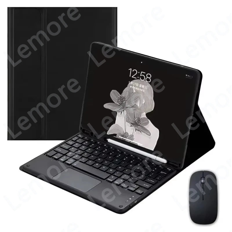 Tablets Case with Keyboard for iPad 11th Case A16 11 inch 2025 Touchpad Keyboard for iPad 11th Generation Stand Cover Funda