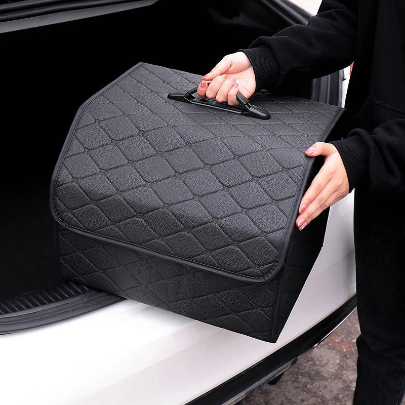 Foldable Car Trunk Organizer, Large Capacity Multi-Functional Auto Storage Box, Stowing Tidying Tool Bag for Car Interior