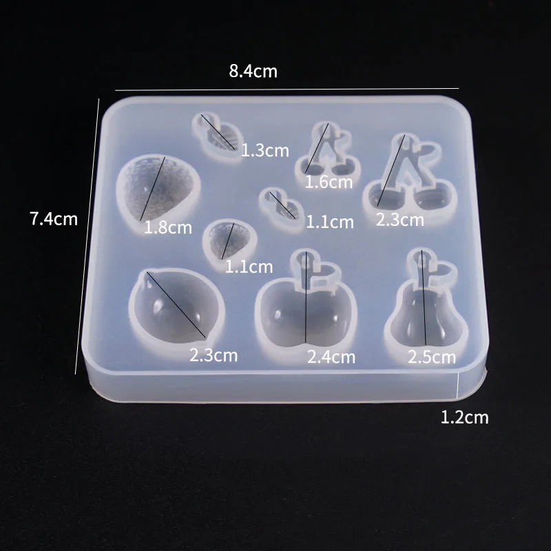 SNASAN Cute Beads Cube Triangle Silicone Mold For Jewelry Earrings Pendant Making Resin UV Epoxy Resin Molds Crafts DIY Tool