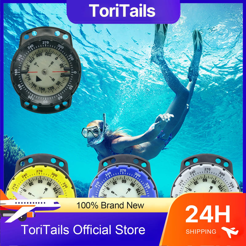 ToriTails 50m Scuba Diving Compass Multi - function Camping - View 4 | SAMAG