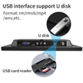 13.3-inch HD 1366x768 Monitoring Display with AV BNC HDMI USB VGA Interfaces for Clear Visuals And Easy Connectivity