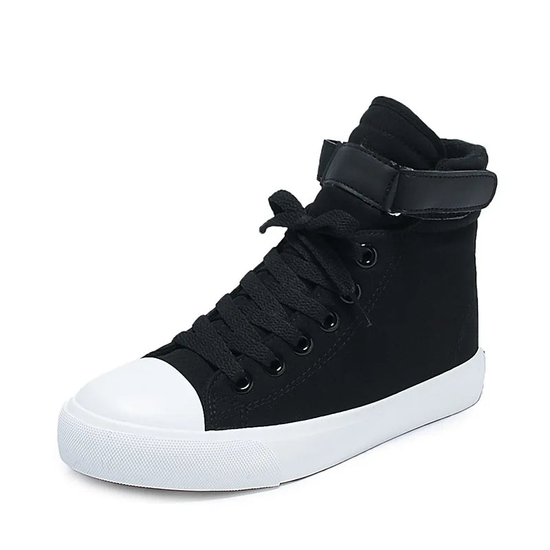 New Canvas Shoes Men's Women's Vulcanized High-top Flat Casual Shoes Student Couple's Board Shoes Sneakers Zapatos Casuales