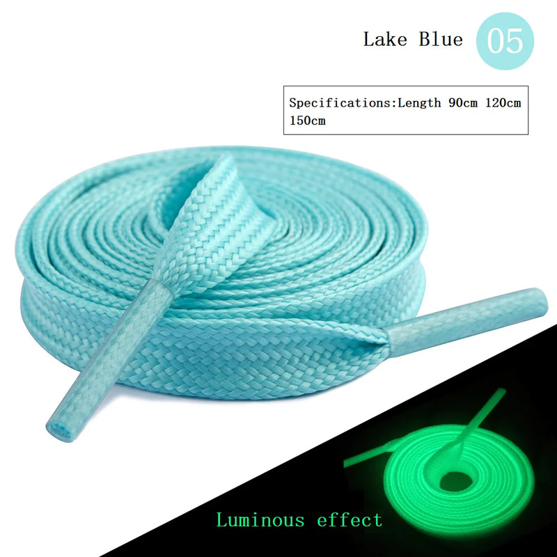 Luminous Shoelaces Men Women Sports Shoes Laces Runner Shoelace Glow In The Dark Night Classic Shoestrings Reflective Shoe Laces
