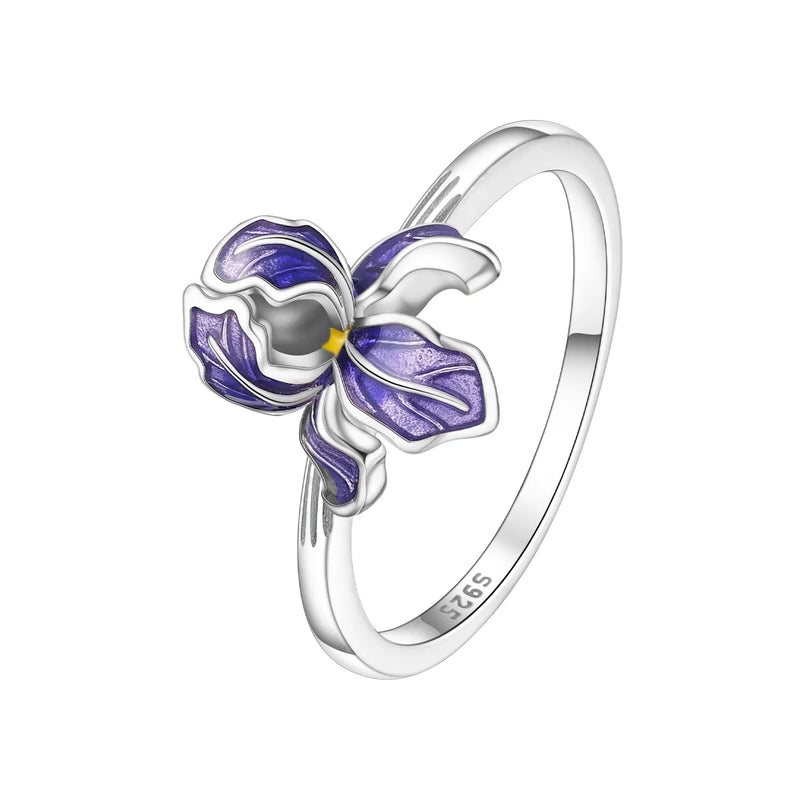 Orstarry S925 Sterling Silver Blue Butterfly Insect Closed Ring For Women Original Finger Jewelry Party - Visuel 18 | SAMAG
