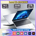 Intel Core i9 10980HK 14.1 Inch Pro Laptop 8C 16T 2.4GHz Base 5.3GHz Boost 16MB 45W 32GB RAM 2TB M.2 SSD Gaming Office