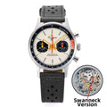 Sugess Pilot Watch with Seagull Movement Swanneck Wristwatch Mechanical Chronograph Sappire Crystal Military Limited Racing 1963
