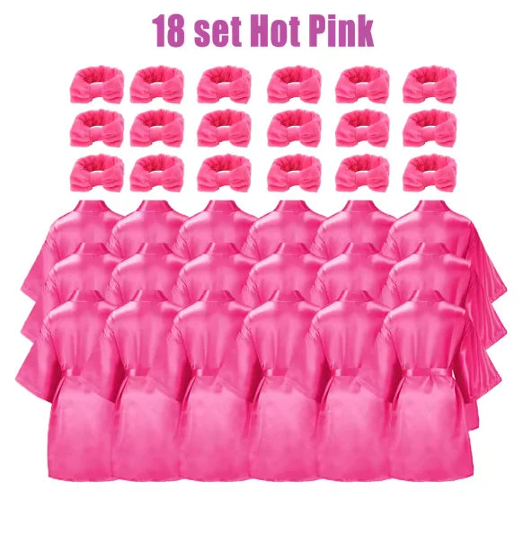 6-18Set Spa Party Robes for Girls Gowns for Supplies | SAMAG