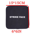 1pc Defensive Shield Alumina Ceramic Plate Self-defense Security Plates 6x6 , 6x8 ,10x12 Body Weight Armor Material Bullet-proof