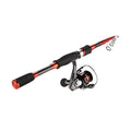 DEUKIO 1.8/2.1/2.4M Fishing Rod Reel Set Ultralight Carbon Fiber Rod and 5.2:1 Gear Ratio Reel Travel Sea Freshwater Fishing Set
