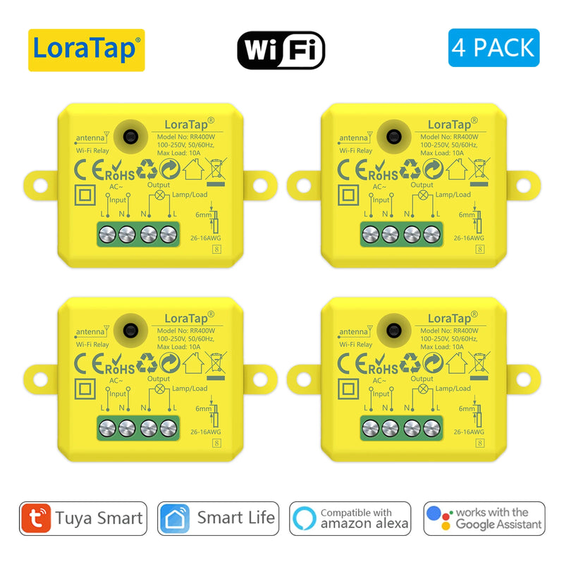 LoraTap Mini DIY Module Wifi Light Switch Wireless APP Remote Control Switch 220V Smart Home Electrical Switches
