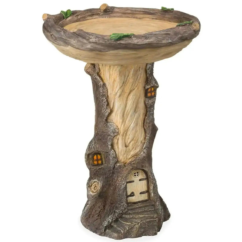 Garden Decoration Outdoor Birds Birdbath Polyresin Antique Garden Bird Decor water Fountain Yard Bath Garden Home For Resin