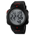 SKMEI 1068 Calendar PU Strap 5Bar Waterproof Digital Watch reloj hombre Outdoor Sport Watch Men Big Dial Fashion Simple Watches