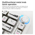 AJAZZ AK690 65% Mechanical Keyboard Wired USB Plug and Play Full-key Hot-Swap Mixed Light 68 Keys Gaming Keyboard for Laptop PC