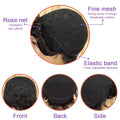 Short Bob Wig Pixie Cut Curly Human Hair Wigs For Women Natural and Brown Color Human Hair Machine Made Wig
