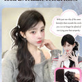 XIYUE Chinese Style Claw Clip Ponytail Braid Wig for Women, Elegant Updo, Natural Synthetic Hair Extension