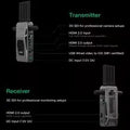 Accsoon CineView Master 4K Wireless Video Transmitter Receiver 4K60 Tri-Band 2.5KM Low Latency SDI HDMI Wireless Video Transmiss