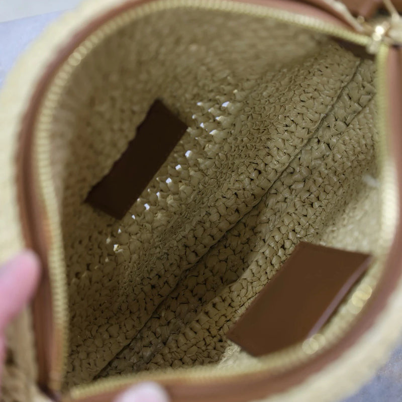 Designer Bags Woman Luxury 2026 Crossbody Bag Ladies Bags Luxury Handmade Circle Bag Shopping Shoulder  Ladies Purse
