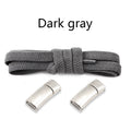 Metal Lock Magnetic Shoelaces Flat Sports Enthusiasts No Tie Shoe Laces Safe And Reliable Lazy Shoelace Rubber Band Shoestrings
