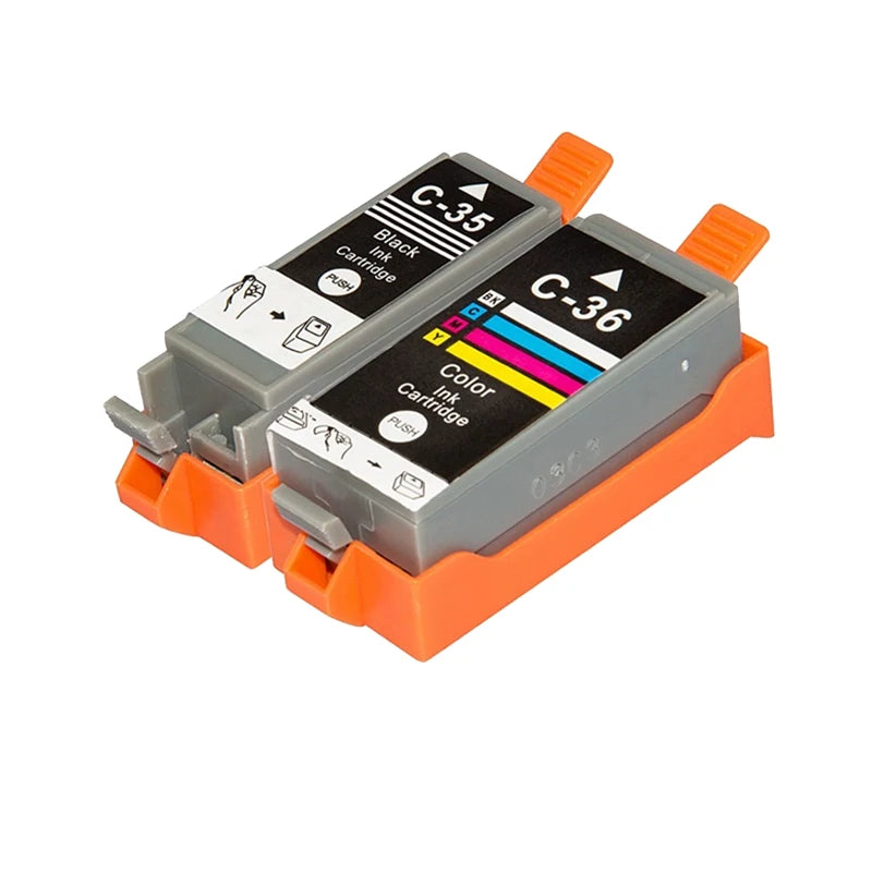 Ink Cartridge PGI-35 PGI35 CLI-36 CLI36 Compatible PGI35 CLI36 for Canon PIXMA IP100 IP110 IP100B TR150 Printer